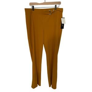 NWT Retrology Women XL Pants Honey Comfort Waist Style 110006316 D Ring BeltClip